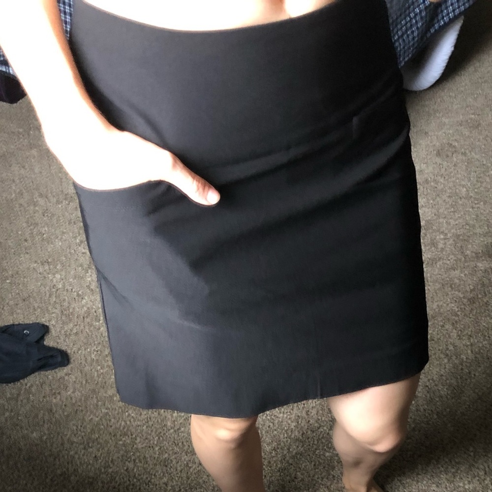 Black skort with pockets